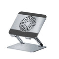 Carbon Steel 360 Rotating Laptop Stand Desktop Height Adjustable Computer Heightening Fan Cooling Bracket